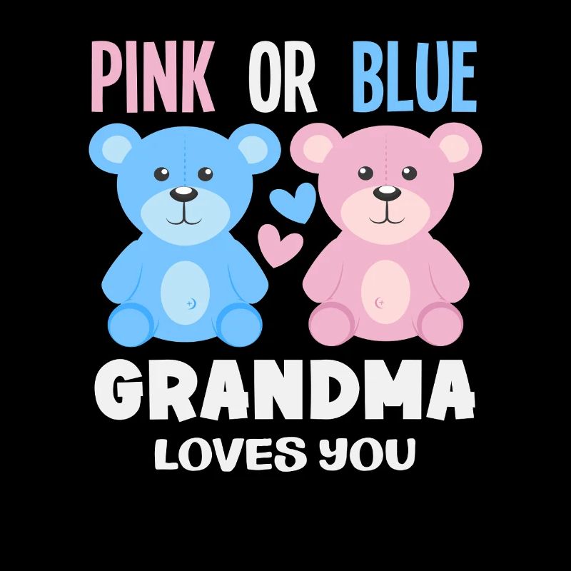 Pink Oder Blau Oma Liebt Dich
