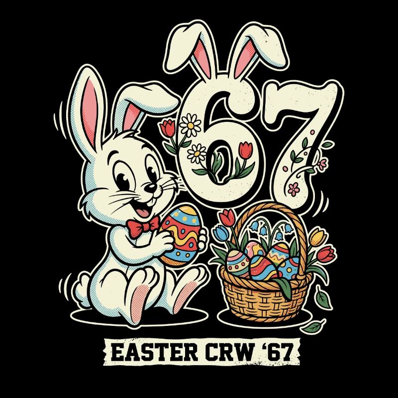 Easter Bunny 67 Vintage Design