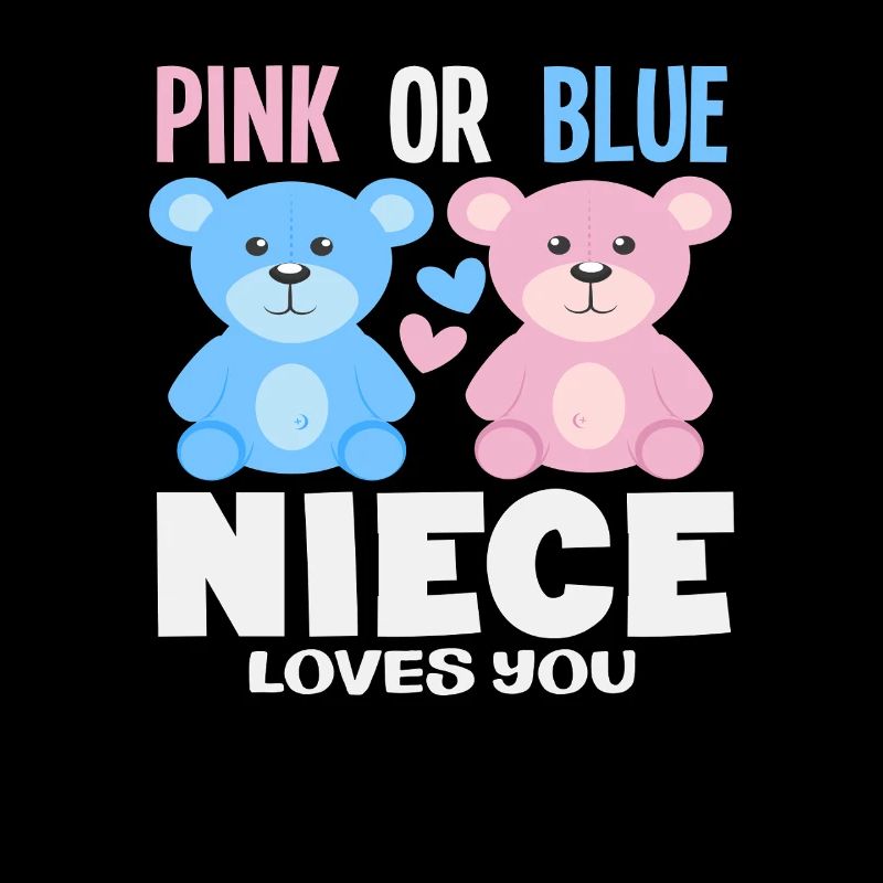 Pink Oder Blau Nichte Liebt Dich