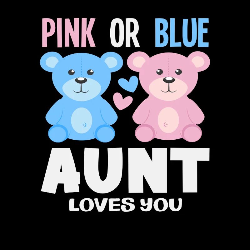 Pink Oder Blau Tante Liebt Dich