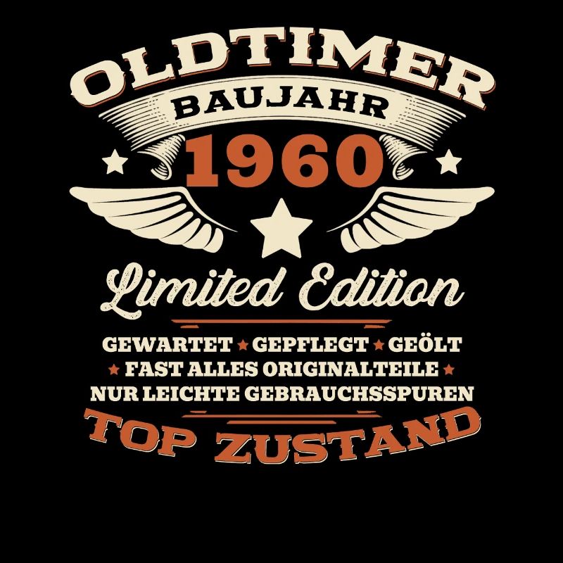 66. Geburtstag Geschenk Mann Oldtimer 1960 Legende