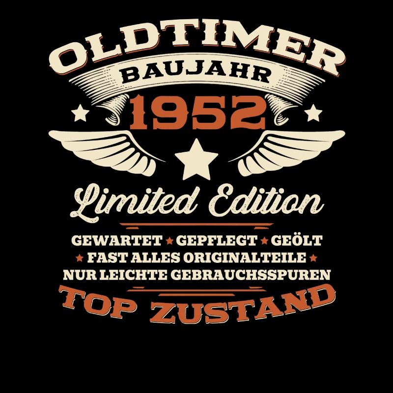 74. Geburtstag Geschenk Mann Oldtimer 1952 Legende