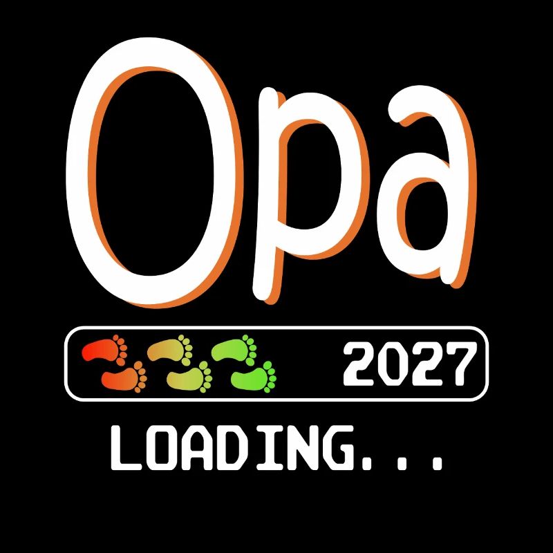 Werdender Opa 2027 loading zukünftiger Großvater
