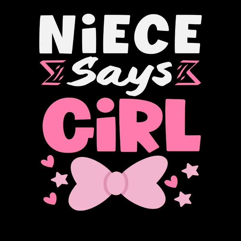 Nichte Sagt Mädchen Gender Reveal