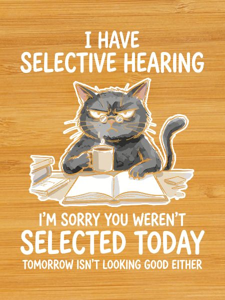 Grummelkat Learning Humor Motif