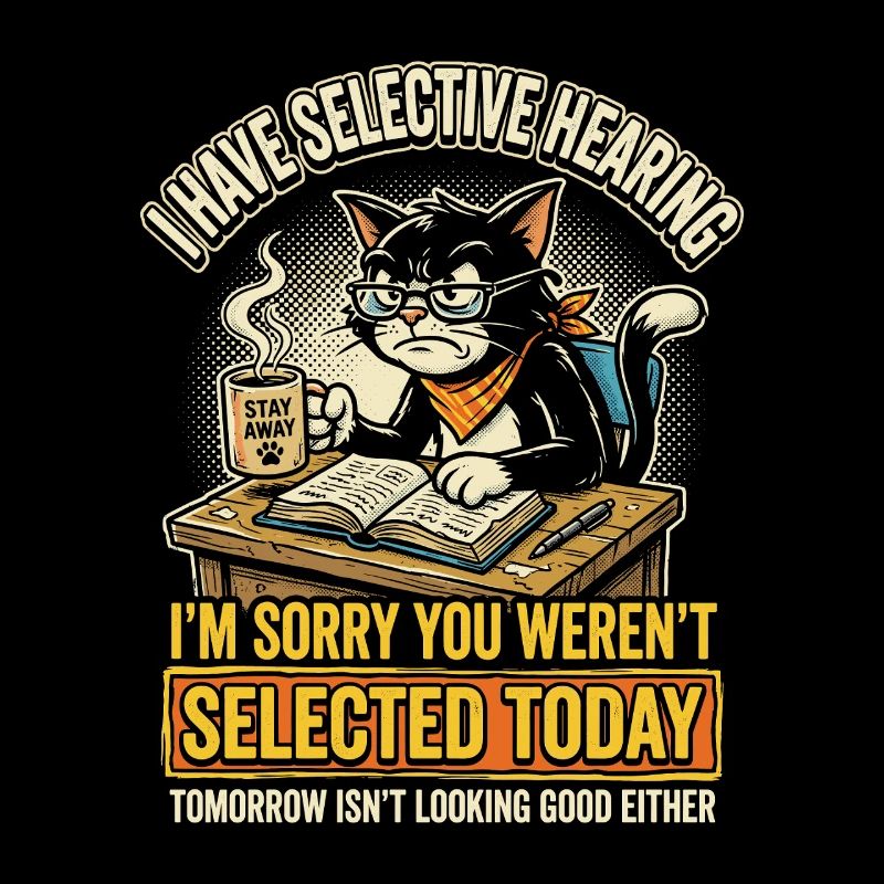 Coffee Cat: Not selected today