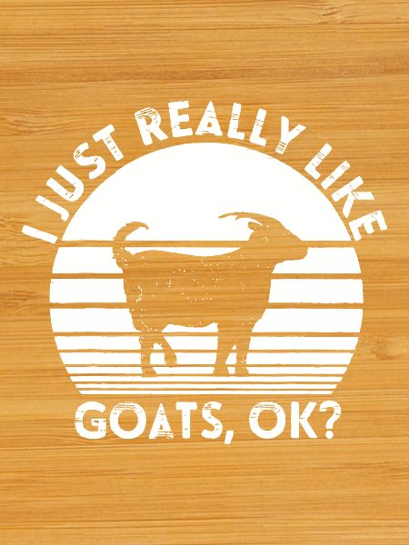 Goat Love Circle Design
