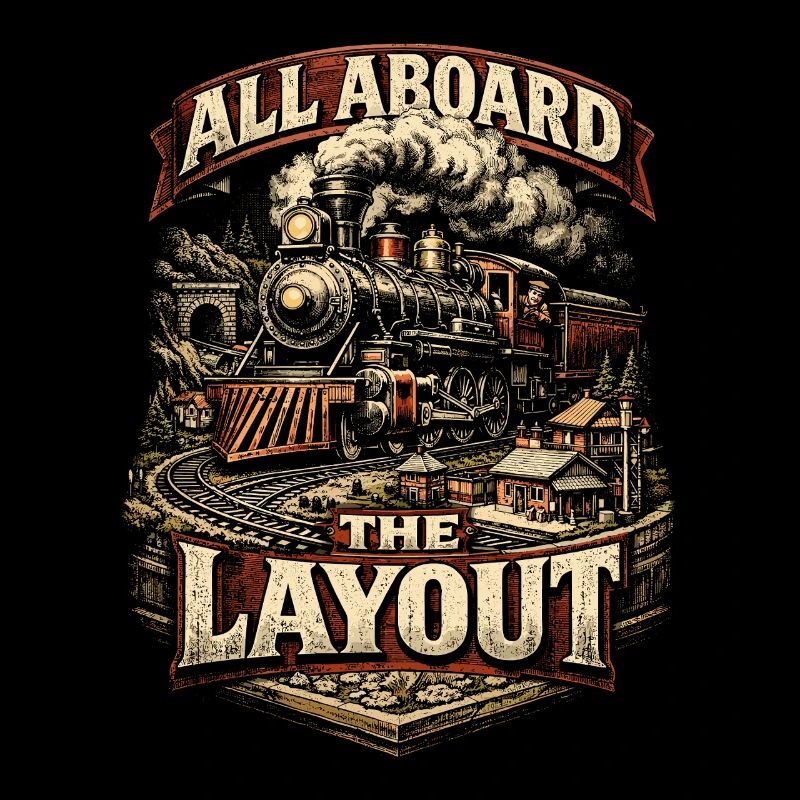 Chemin de fer miniature Tout à bord de la configuration