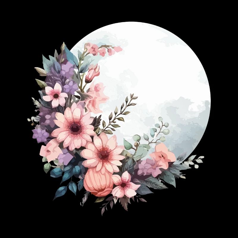 Printemps de fleurs sauvages Joyeuses Pâques Ostara