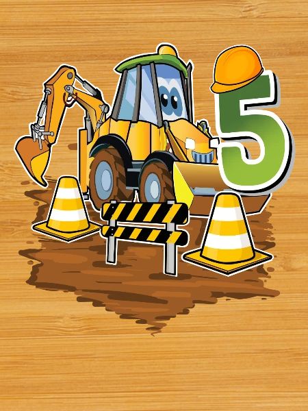 5 Excavators 5th Birthday