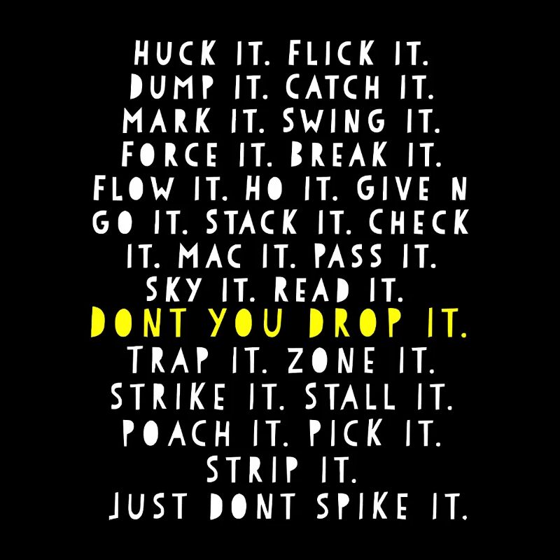 Dont You Drop It Bold Typography
