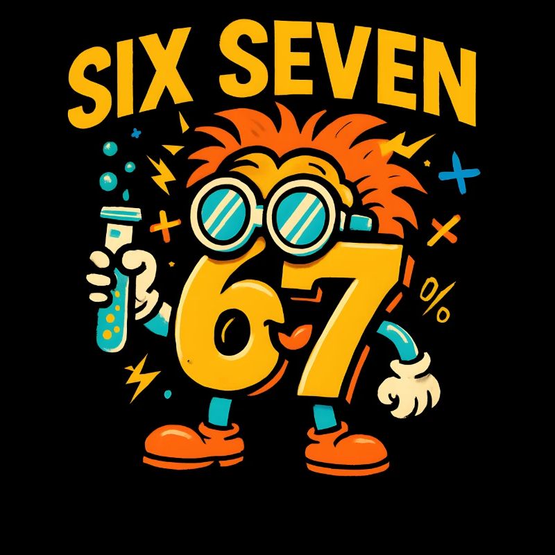Six Seven 67 Wissenschaft Humor Nerd Geschenkidee
