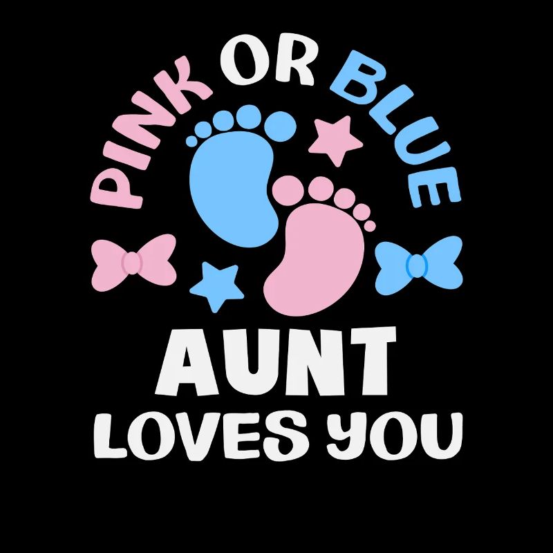Pink Oder Blau Tante Liebt Dich Gender Reveal