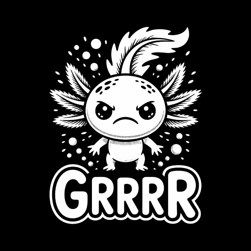 Winged Grump Axolotl