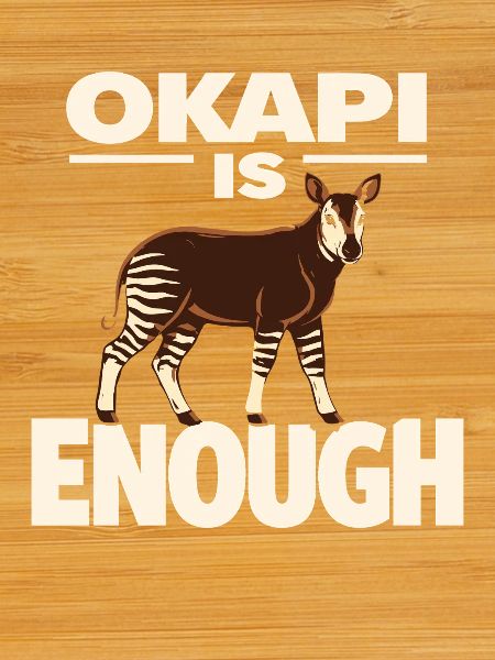 Okapi-liebhaber Okapi-tier Seltene Tierweltliebe