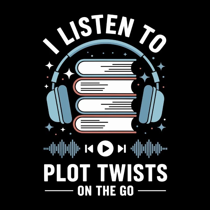 Hörbücher Plot Twists Buch Liebhaber Geschenk