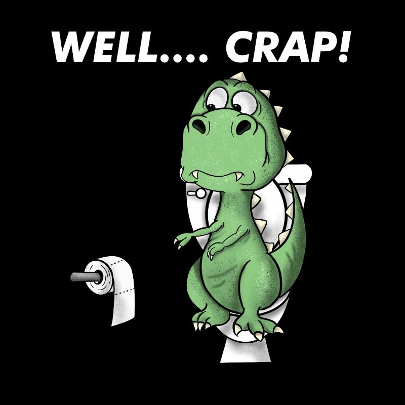 Lustiger T-Rex-Dinosaurier: Na ja, Mist.