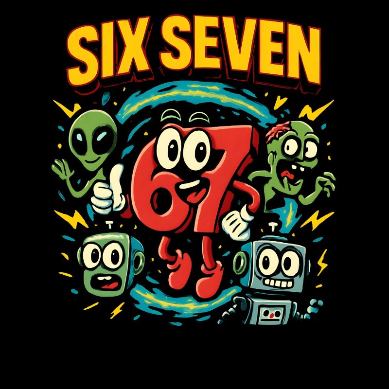 Six Seven 67 Italian Brainrot Nerd Humor Funny