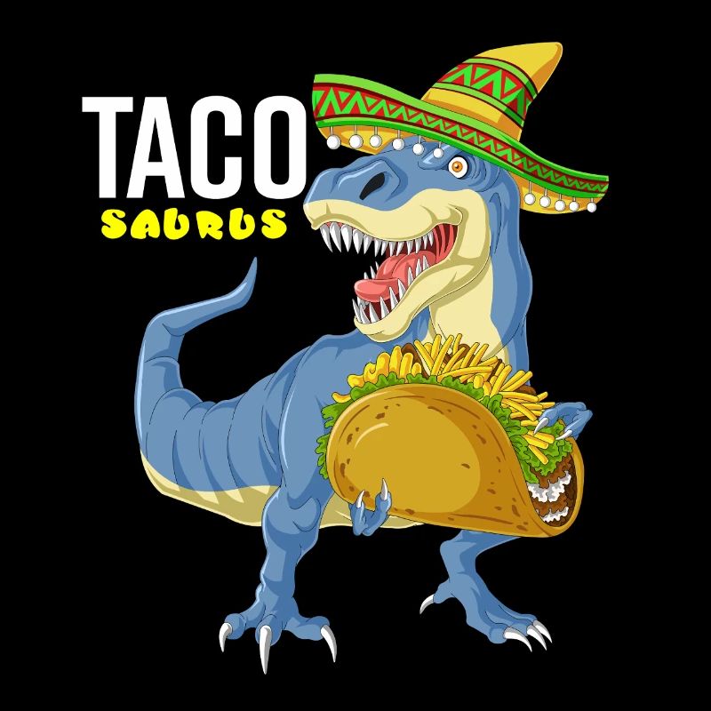 Tacosaurus Cinco De Mayo Hemd