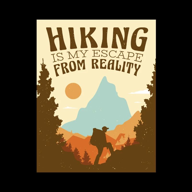Hiking Bergsteigen Wandern Spruch