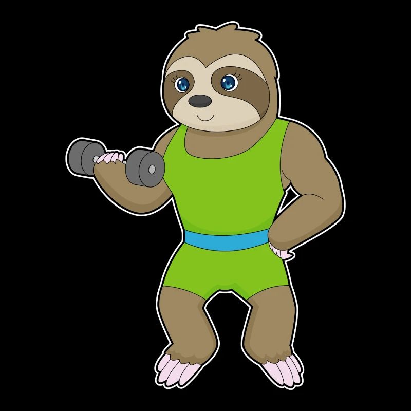 Sloth Bodybuilder Female