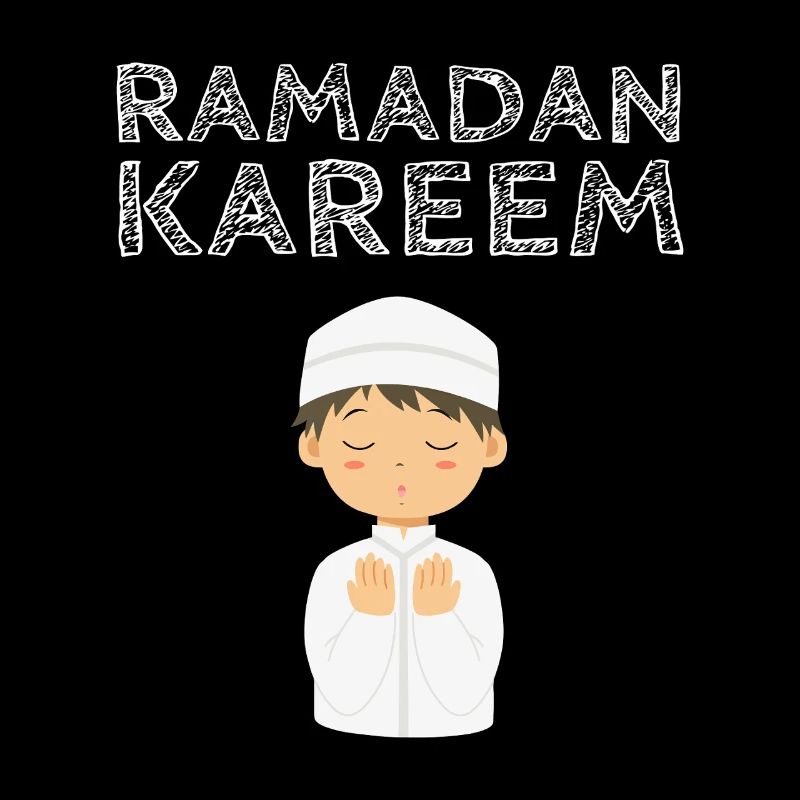 Ramadan Kareem-Gebetskind