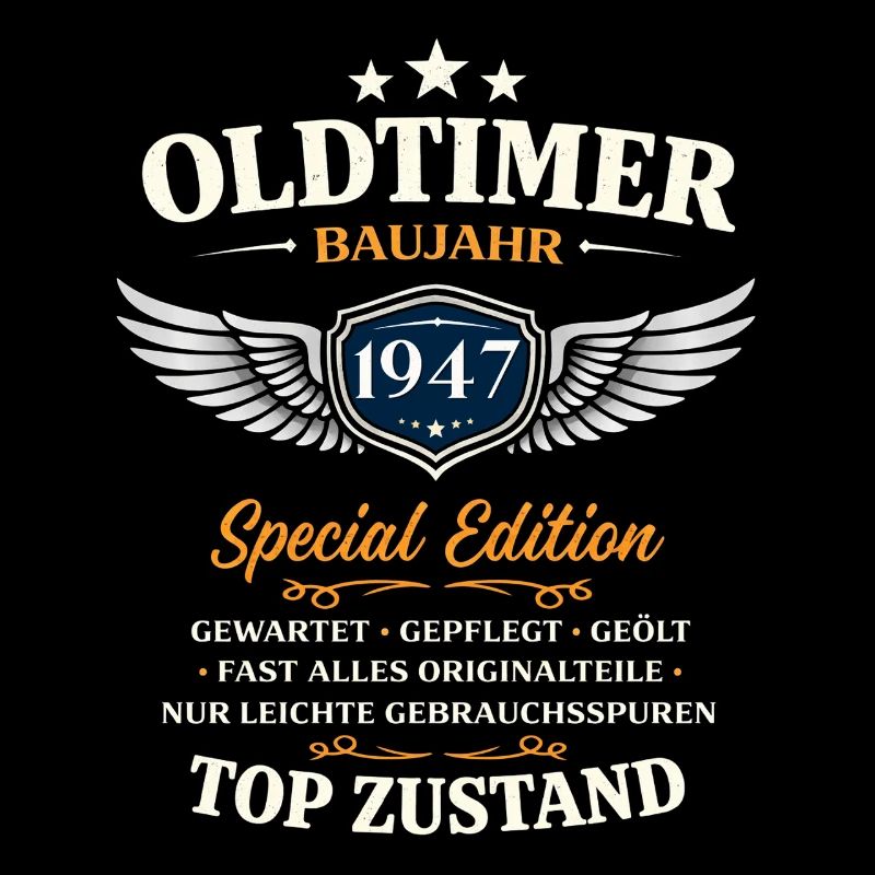 79. Geburtstag Geschenk Mann Oldtimer Vintage 1947