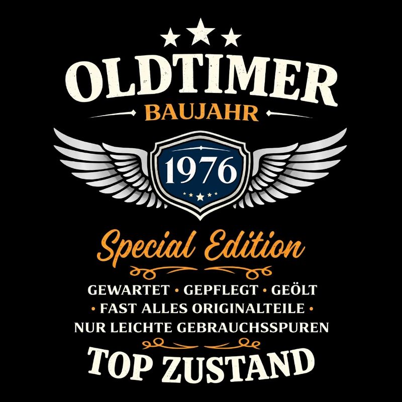 50. Geburtstag Geschenk Mann Oldtimer Vintage 1976