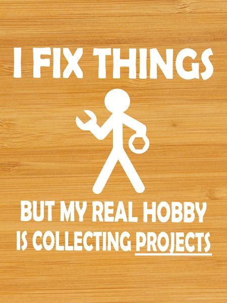 I Fix Things, Collecting Projects