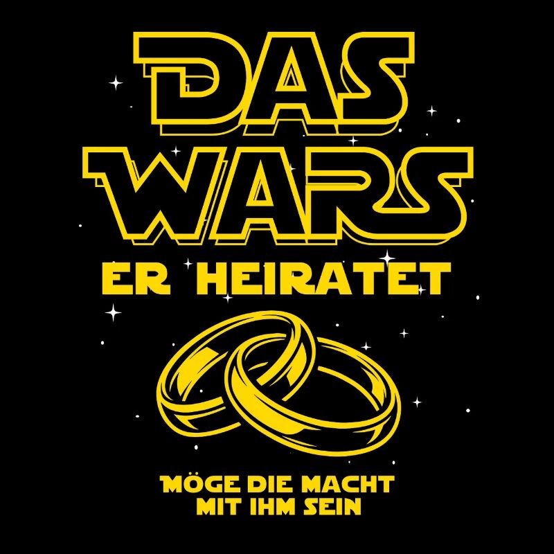JGA Das Wars. Er heiratet - Eheringe