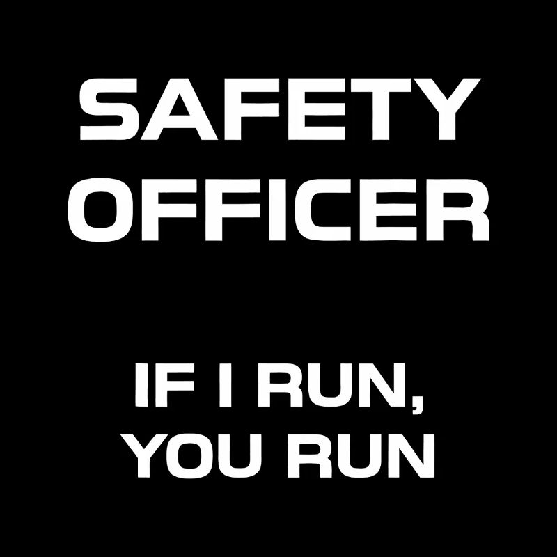 Responsable de la sécurité : Si je cours, tu cours