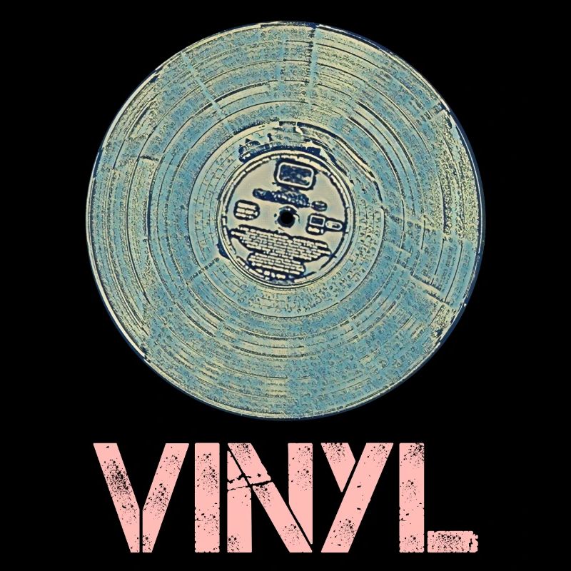 Vinyl Record for Retro Disco Vintage Friends
