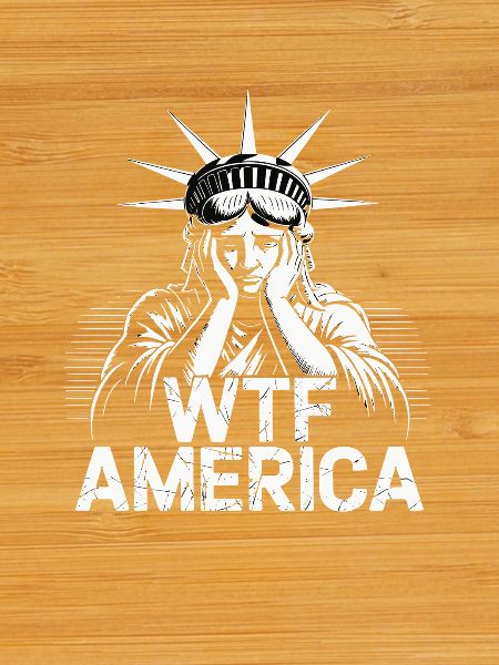 WTF America Freiheitsstatue Satire