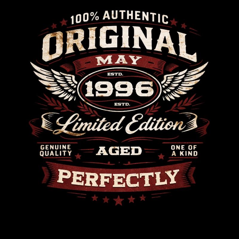 30. Geburtstag Geschenk Mann Original Mai 1996