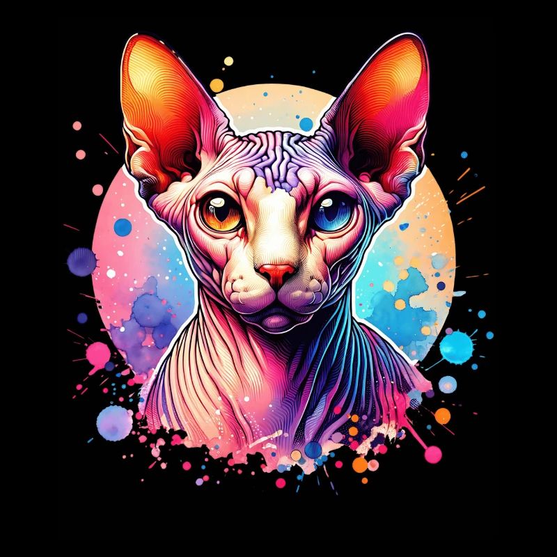 Sphynxkatze Motiv
