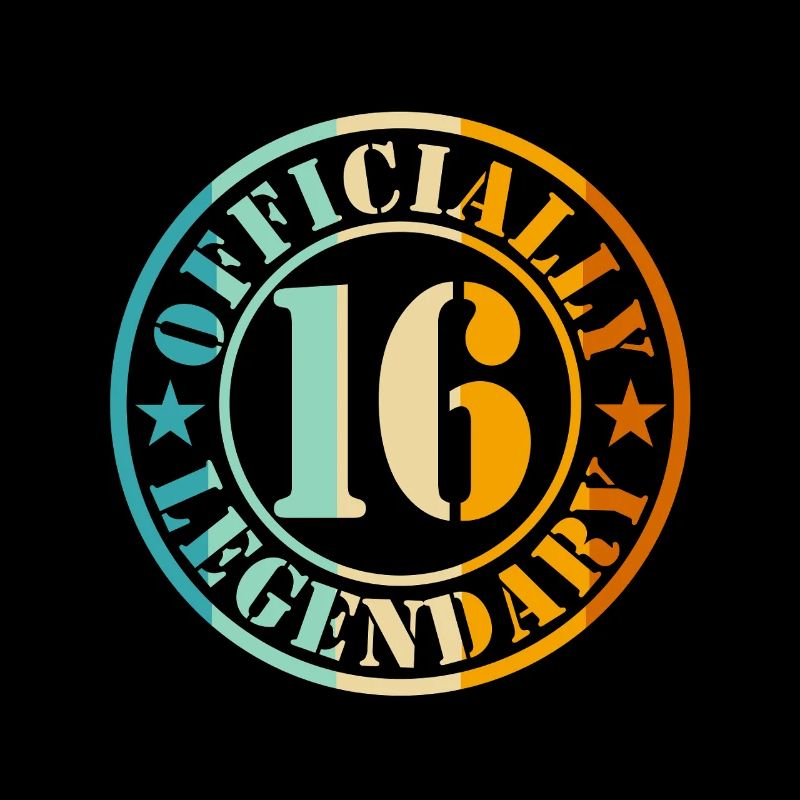 16. Geburtstag Junge Mädchen Legende Level 16