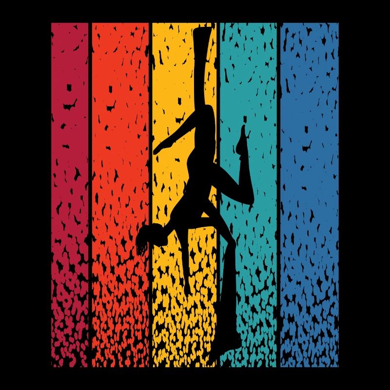 Vertical Cloth Vintage Aerial Acrobatics Aerial Silk