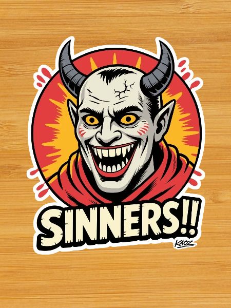 Demonic Grin Sinners Graphic