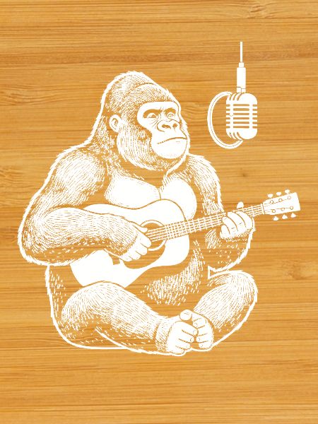 Gorilla Guitar Jam