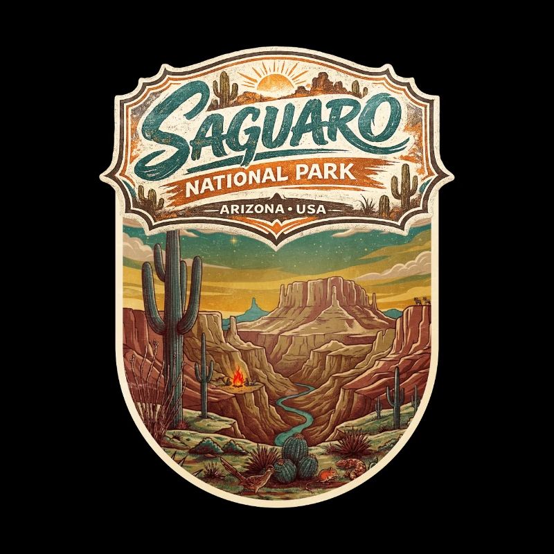 Patch ancien du parc national de Saguaro