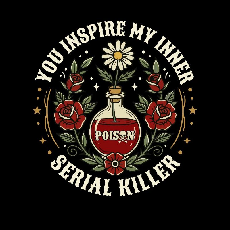 Inner Serial Killer Funny True Crime Quote