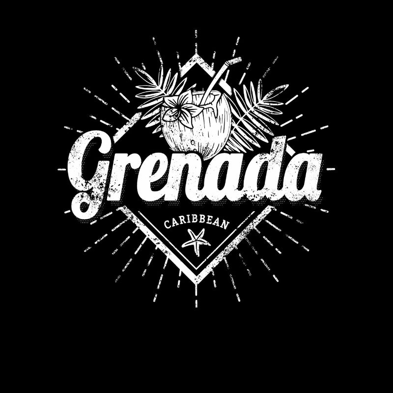 Souvenir vintage de l’île de la Grenade dans les Caraïbes