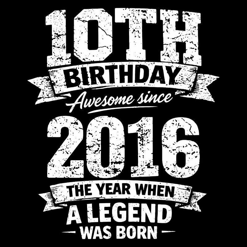 10e anniversaire 2016 Legend Vintage Design