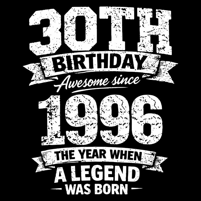 30e anniversaire 1996 Legend Vintage Design