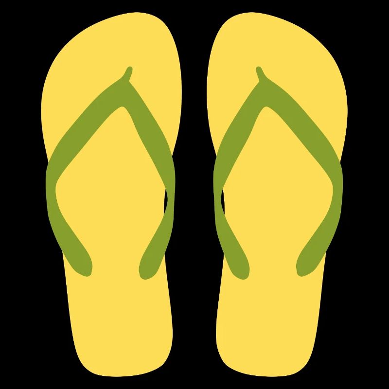 Sonnengelbe Flipflops