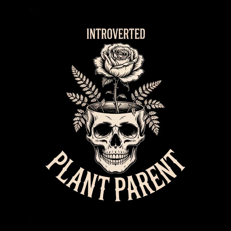 Introvertierter Pflanzenelternschädel