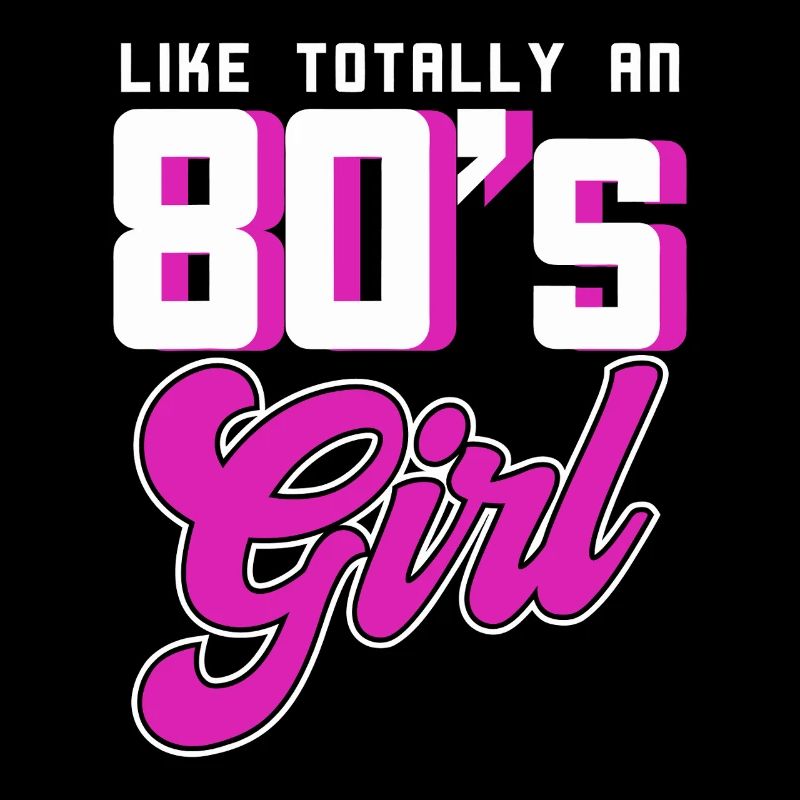 80s Neon Girl Retro Tee
