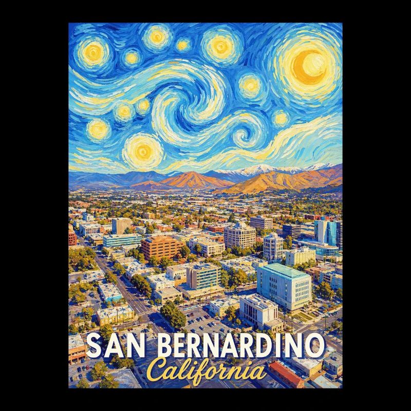 Ciel étoilé à San Bernardino