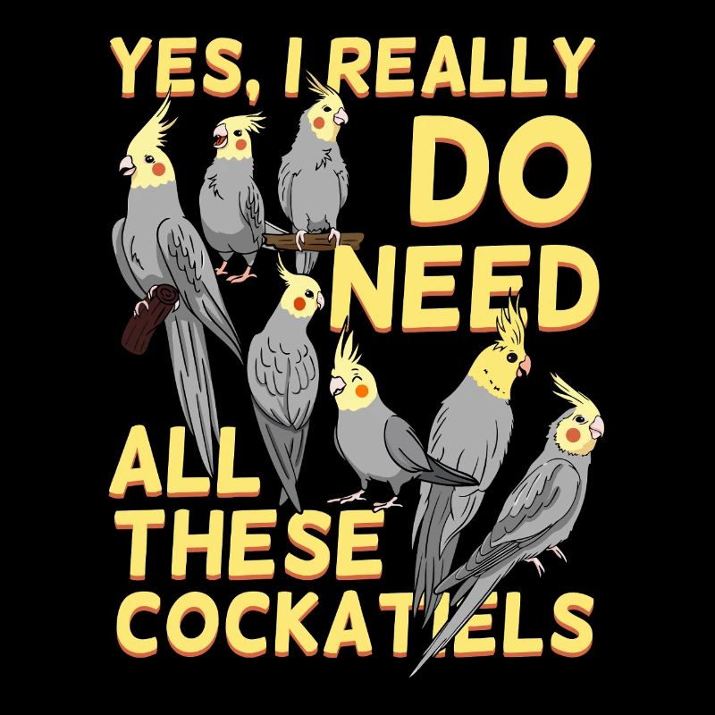 Cockatiel Cocktail Crew