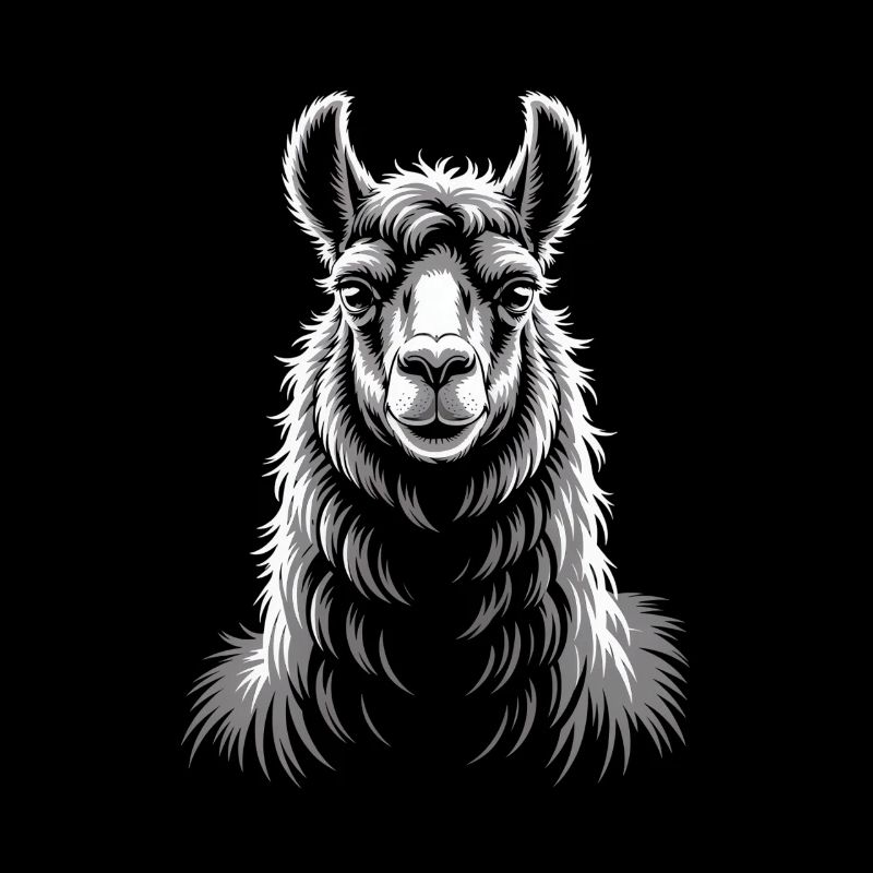 Portrait de lama